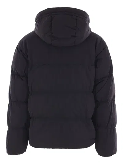C.p. Company C.p.company Graphite Nylon Down Jacket In Black
