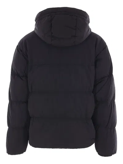 C.p. Company C.p.company Graphite Nylon Down Jacket In Black