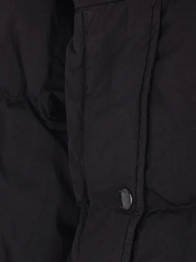 C.p. Company C.p.company Graphite Nylon Down Jacket In Black