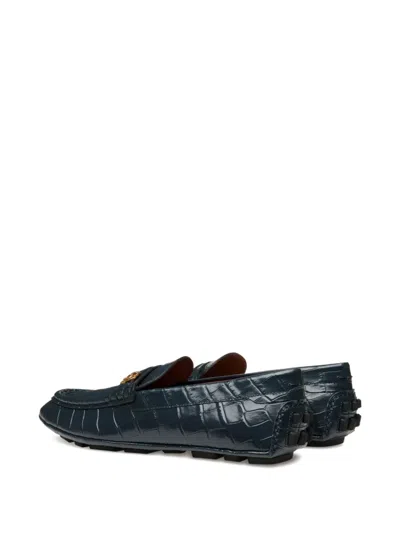 Bally Crocodile-embossed Loafers