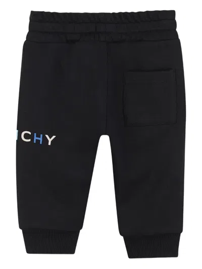 Givenchy Logo-print Drawstring Trousers In Black