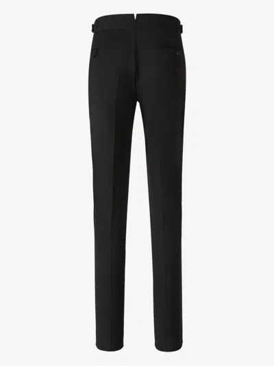 Scabal® Scabal Formal Wool Suit In Black