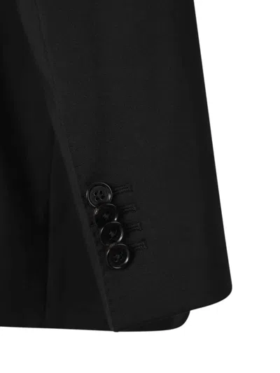 Scabal® Scabal Formal Wool Suit In Black