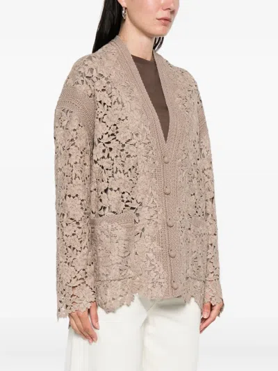 Ermanno Scervino Floral-lace Cardigan
