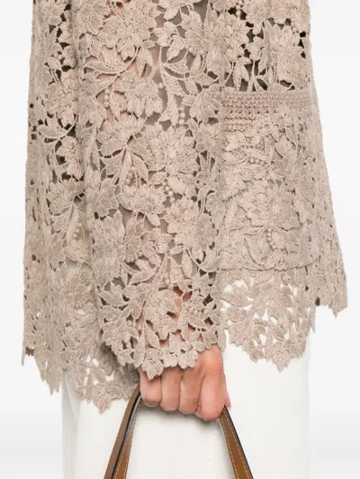 Ermanno Scervino Floral-lace Cardigan