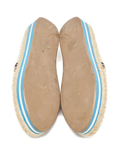 Pre-owned Prada 2024 Woven Platform Espadrilles