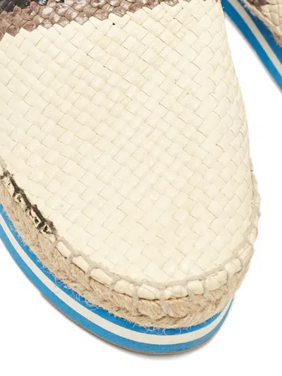 Pre-owned Prada 2024 Woven Platform Espadrilles