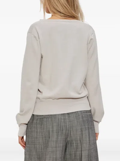 Vivienne Westwood Orb-embellished Boat-neck Sweater In Neutral