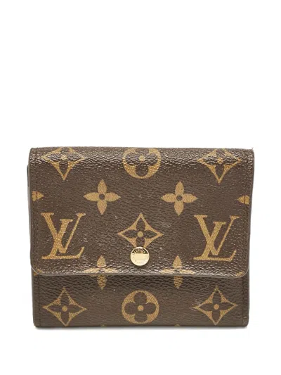 Pre-owned Louis Vuitton Monogram Anais Wallet. In Brown
