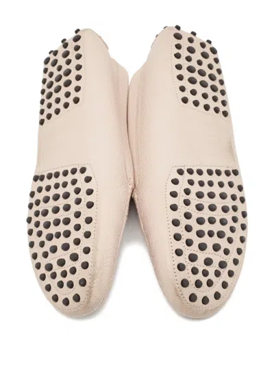 Pre-owned Tod's Vintage  Gommino Loafers In Neutral