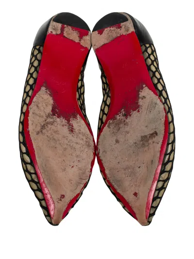 Pre-owned Christian Louboutin Miss Mix Ballet Flats