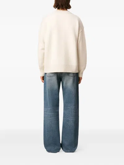 Ami Alexandre Mattiussi Ami De Coeur Wool Cardigan