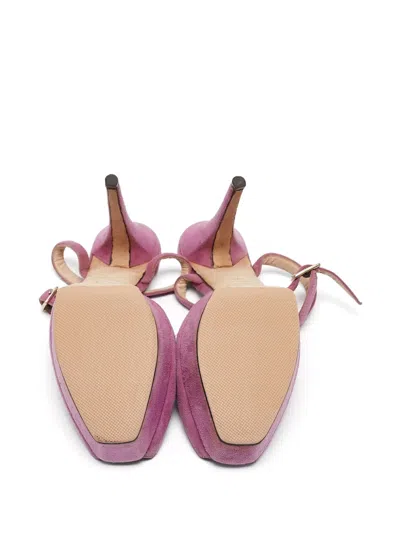 Pre-owned Jimmy Choo Platform Buckle Sandals