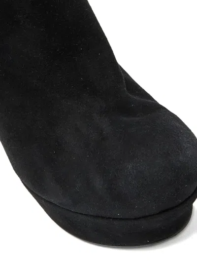 Pre-owned Saint Laurent Suede Platform Booties