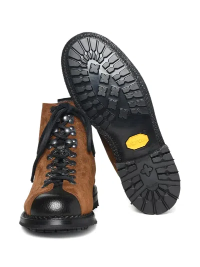 Yuketen Suede Lace-up Boots In Brown