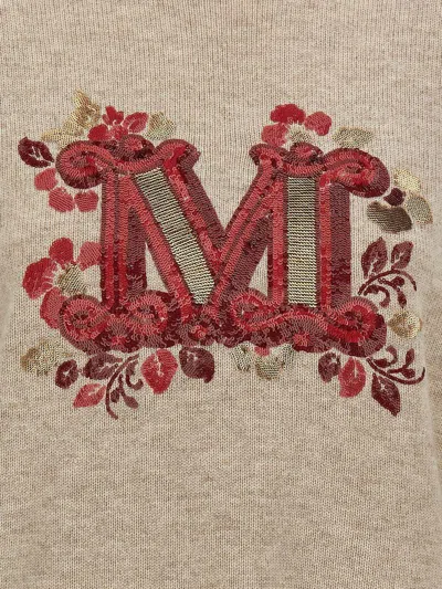 Max Mara Quota Sweaters And Cardigans Beige In Brown