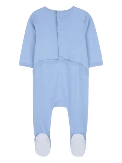Kenzo Embroidered Pajamas In Blue
