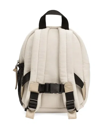 Dolce & Gabbana Leopard Face Backpack In White