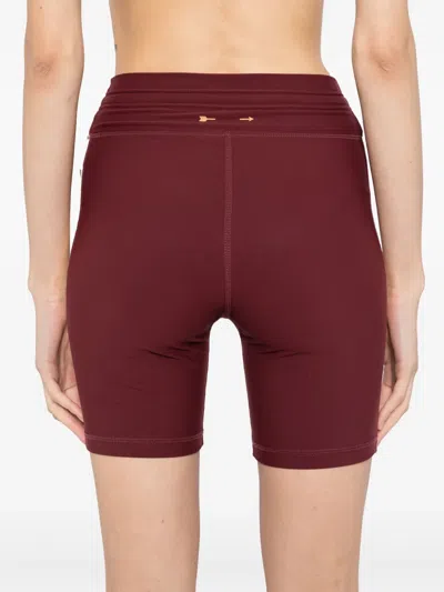 The Upside Trail 6 Spin Shorts Bordeaux In Brown