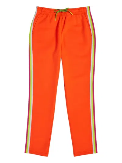 Psycho Bunny Abbott Neon Flame Orange Track Pants B6p179n1cp-nfl In Orange