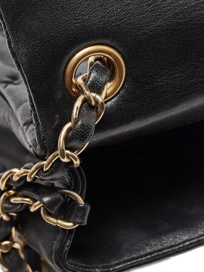 Pre-owned Chanel Mini Cross Stitch Leather Paris-rome Coco Tote Bag