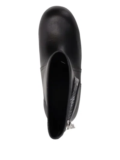 Rick Owens Black Hollywood Bauhaus Ballast Pull Boots