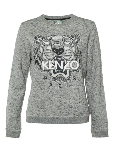 Pre-owned Kenzo Tiger-embroidered Sweatshirt