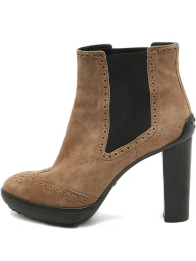 Pre-owned Tod's Vintage 2024 115mm Suede Boots