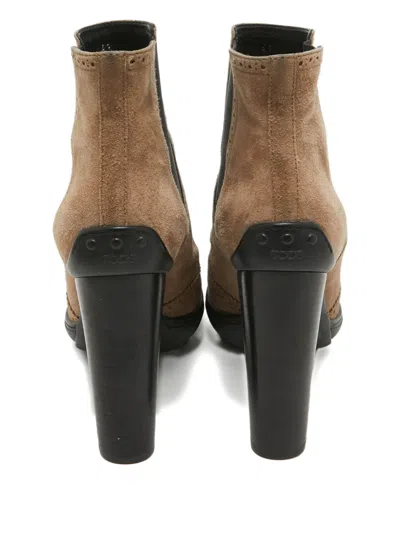 Pre-owned Tod's Vintage 2024 115mm Suede Boots