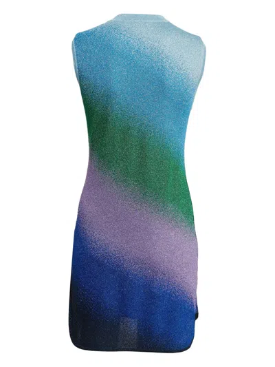 Pre-owned Maje  Ombre Dress In Multi