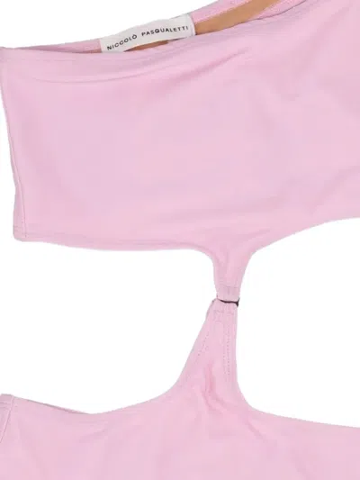 Niccolò Pasqualetti Fluido Cut-out Bikini In Pink