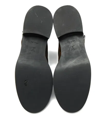 Pre-owned Louis Vuitton Monogram Lace-up Boots
