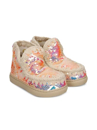 Mou Sequin-embellished Boots In Multi