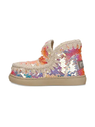 Mou Sequin-embellished Boots In Multi