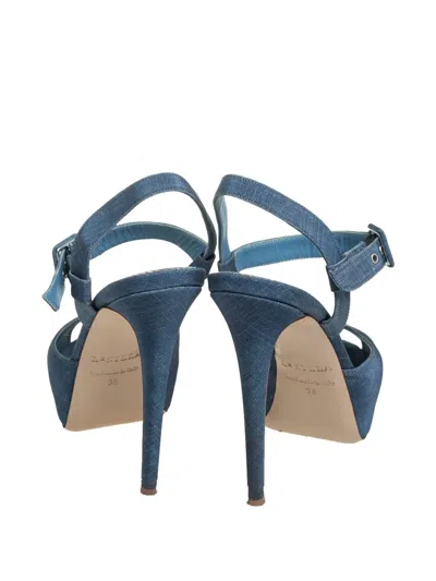 Pre-owned Le Silla  125mm Platform Stiletto-heel Sandals