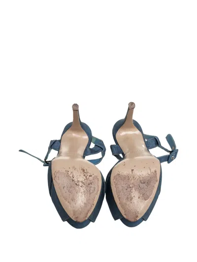 Pre-owned Le Silla  125mm Platform Stiletto-heel Sandals