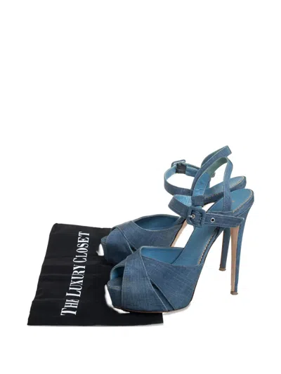 Pre-owned Le Silla  125mm Platform Stiletto-heel Sandals