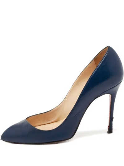Pre-owned Christian Louboutin Leather Pointed-toe Pumps