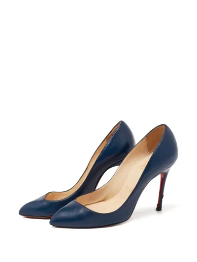 Pre-owned Christian Louboutin Leather Pointed-toe Pumps