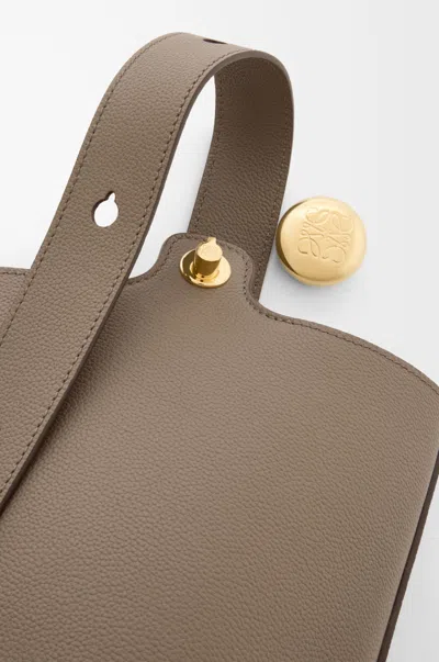 Loewe Mini Pebble Bucket In Soft Grained Calfskin
