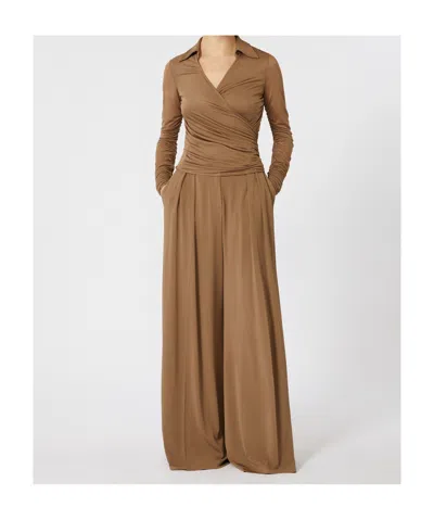 Max Mara Jersey And Tulle Blouse