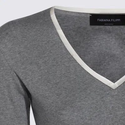Fabiana Filippi Crewneck Knitwear Contrast Trim
