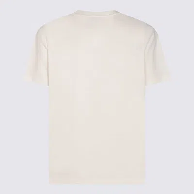 Apc White Cotton T-shirt In Neutral