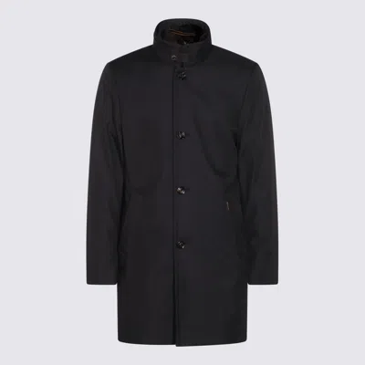 Moorer High Collar Long Sleeves Side Pockets