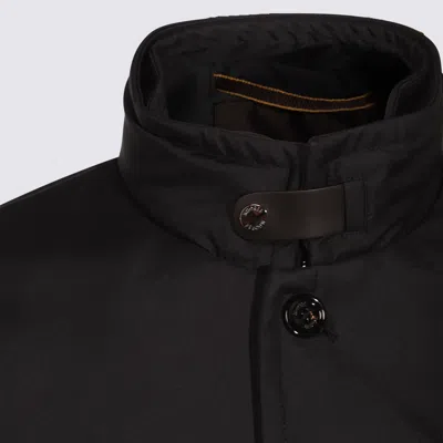 Moorer High Collar Long Sleeves Side Pockets