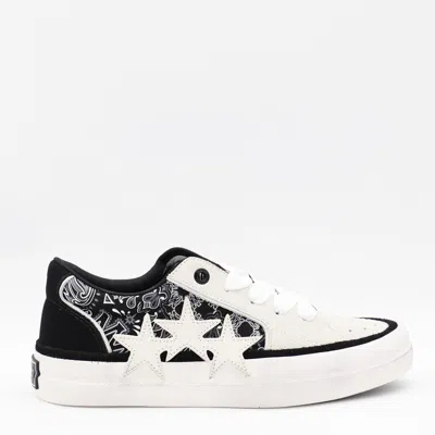 Amiri Sunset Skate Paisley-printed Suede Sneakers