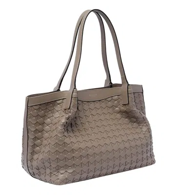 Serapian Small Secret Mosaico Tote Bag In Gray