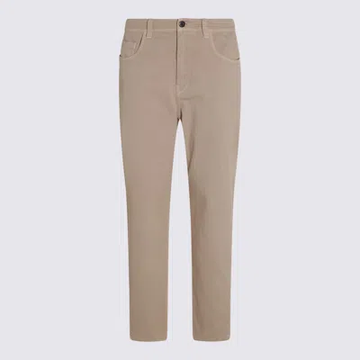 Brunello Cucinelli Beige Cotton Jeans