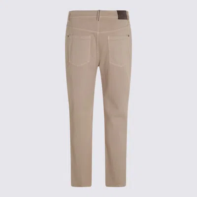 Brunello Cucinelli Beige Cotton Jeans
