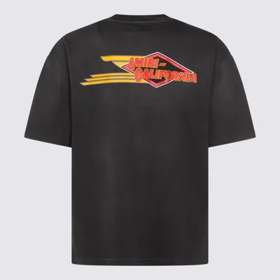 Amiri Mens Black Eagle Graphic-print Cotton-jersey T-shirt In Black